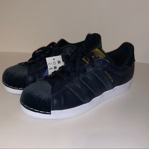 Blue velvet Adidas Superstar Originals